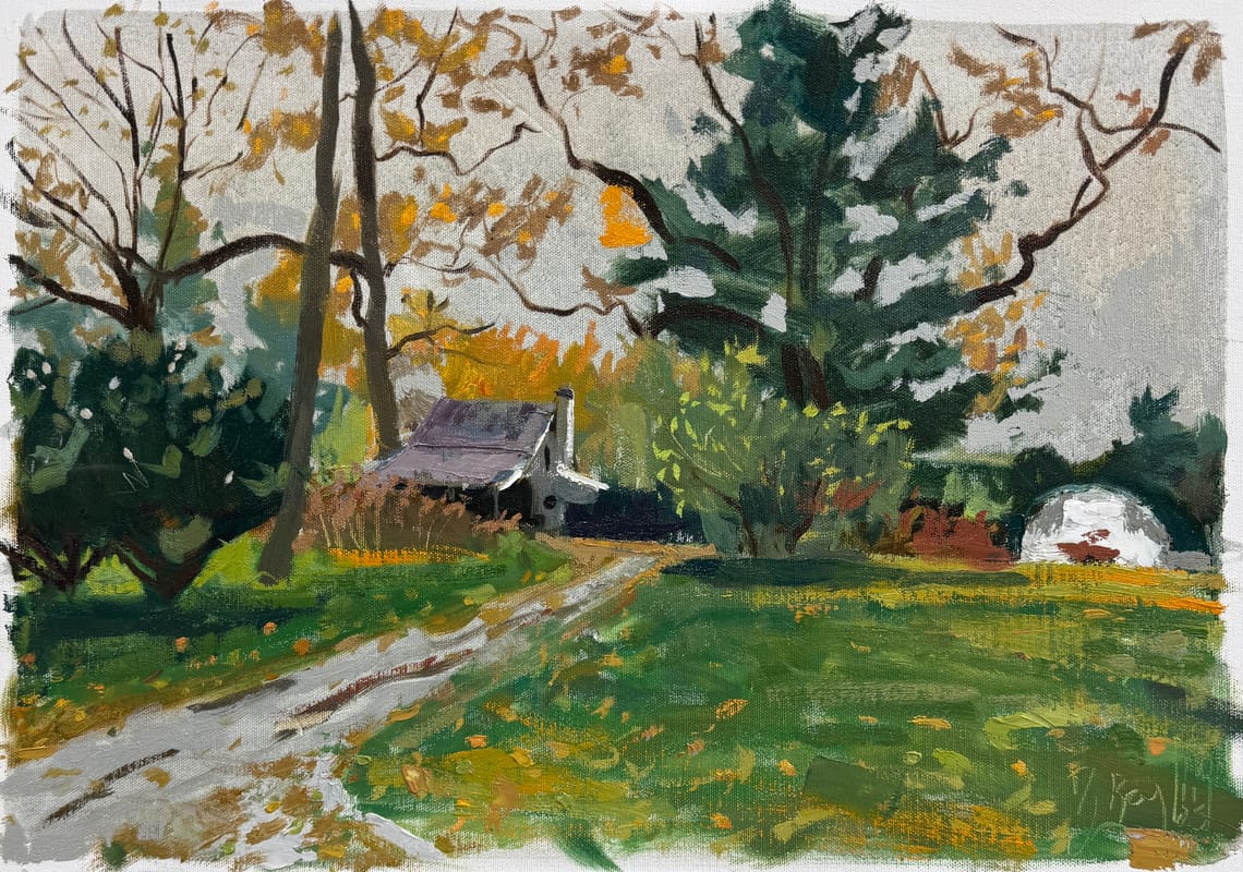 Finishing A Landscape