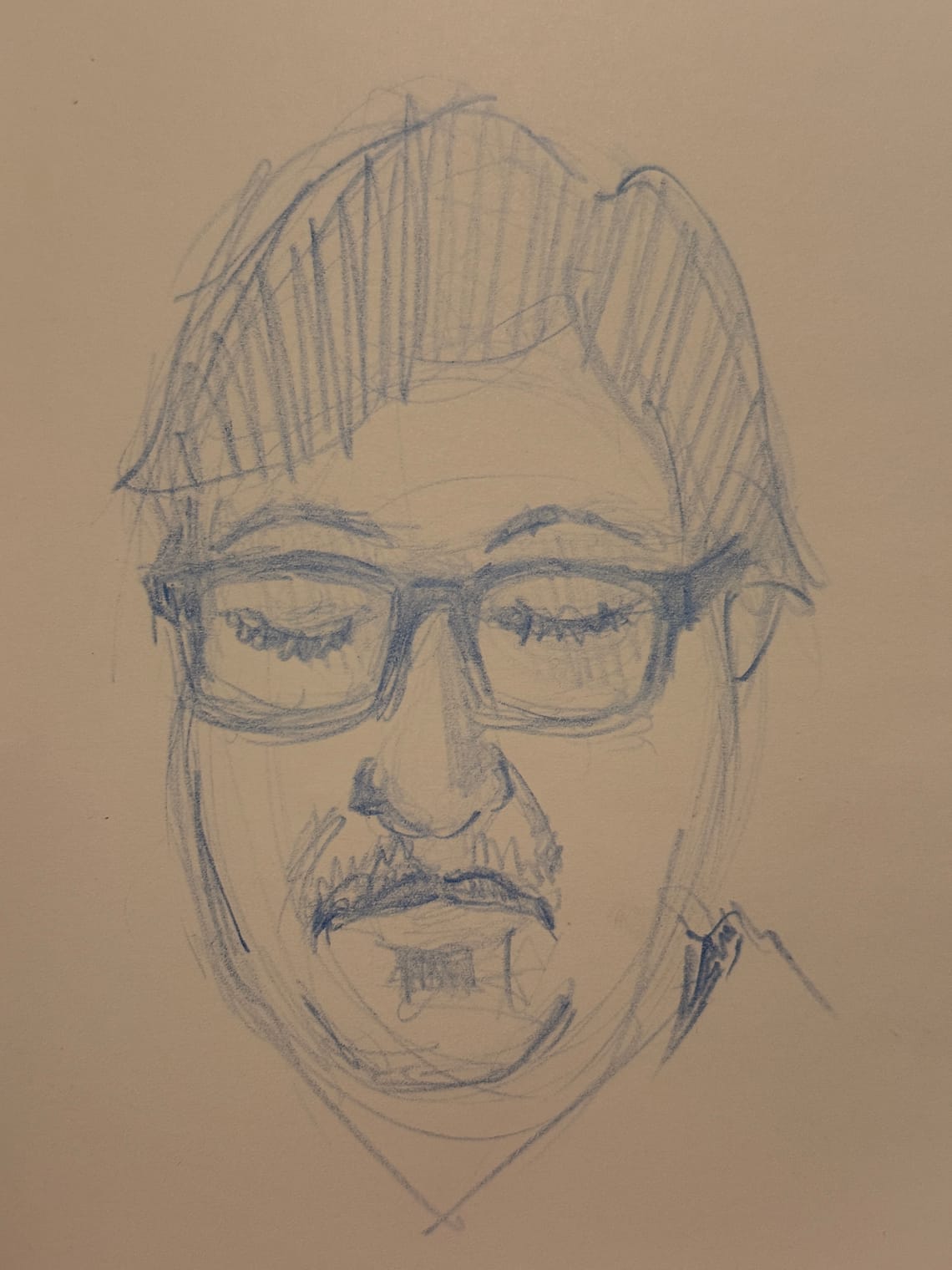 Game Night Portrait Sketch