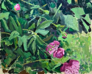 Finished Peony Painting