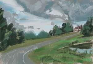 Digital Car Sketch