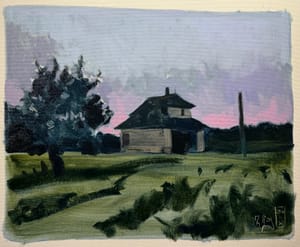 Old House Silhouette