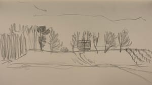 Winter Barn Composition