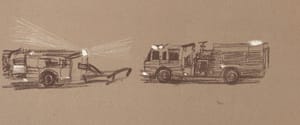 Fire Truck Sketch